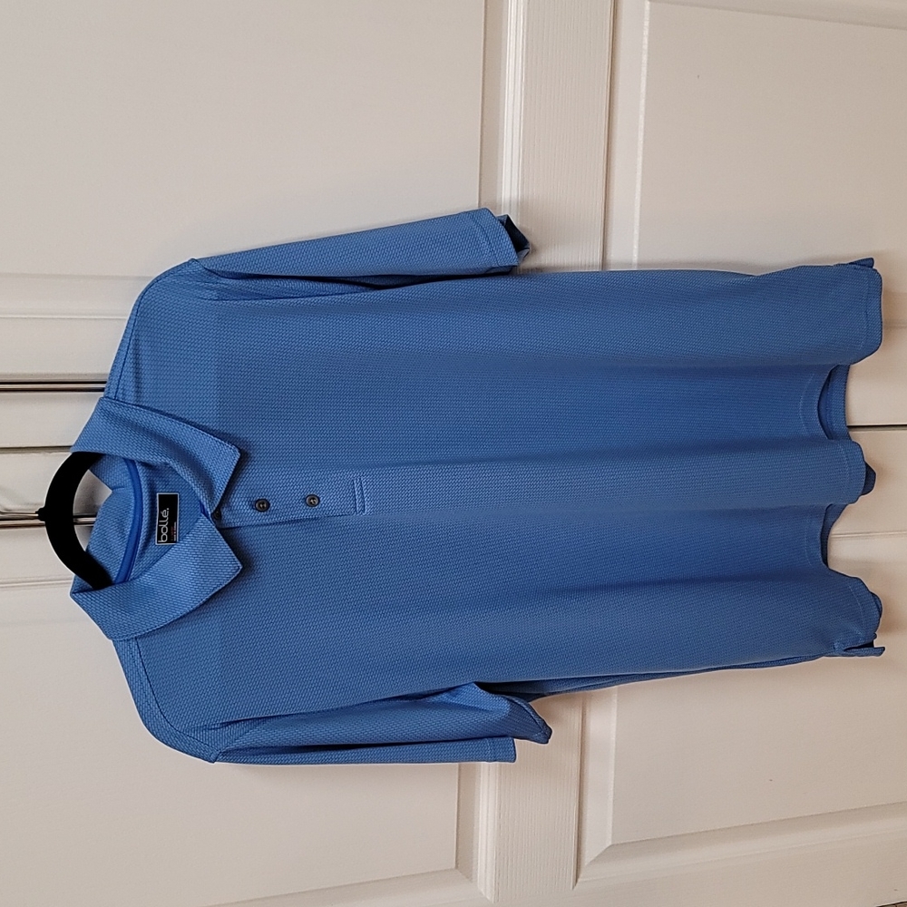 Men's Bolle` blue XL polo shirt